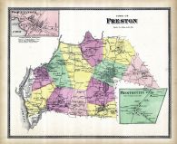 Preston Town, Poquetonock, Preston City, New London County 1868